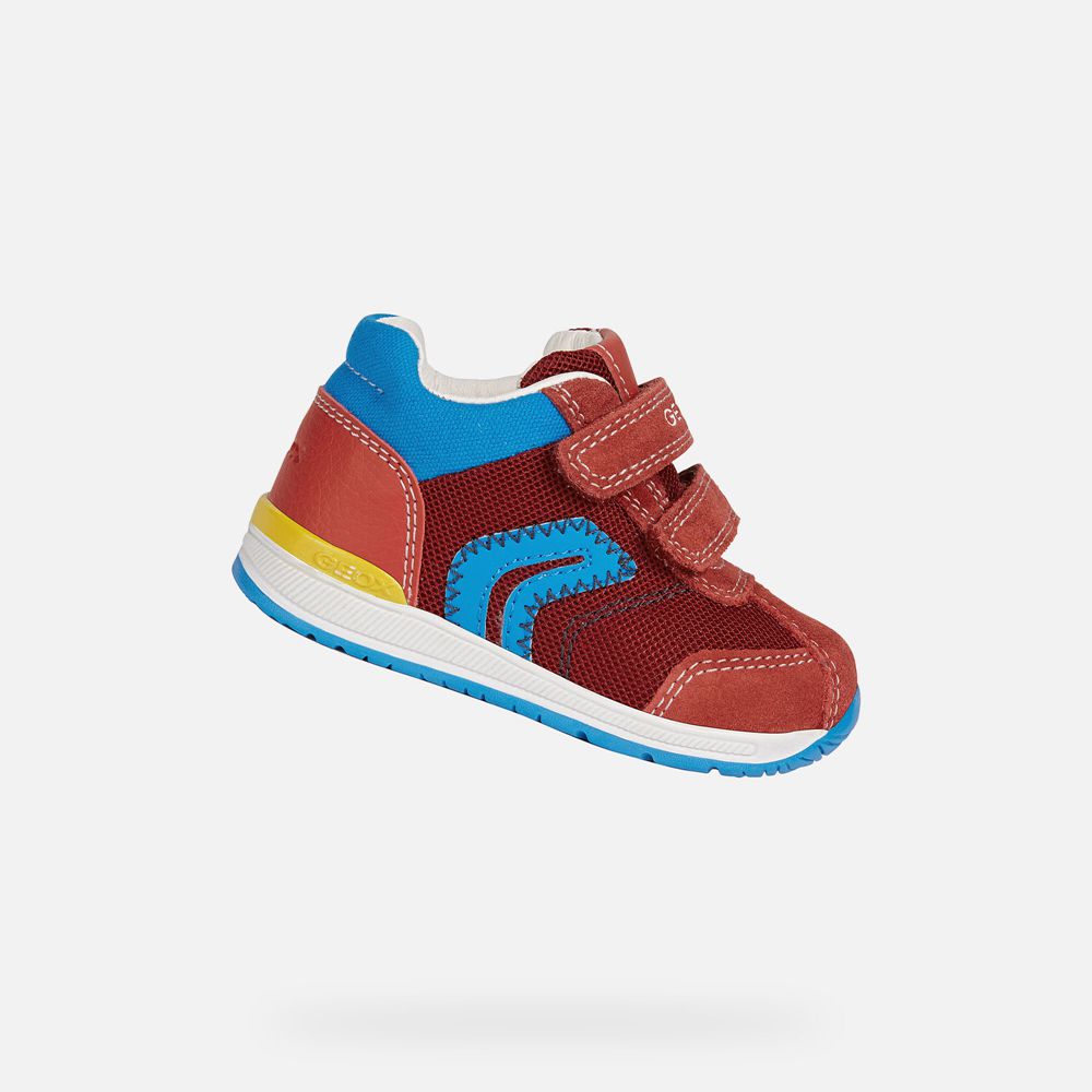 Geox Sneakers Red Rishon Boy - Geox Baby Shoes - CWZQIP716